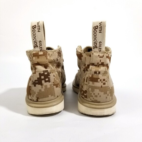 Dr. Martens Nixon Desert Camo Canvas Chukka Boots Gorpcore Military Army Grunge - Picture 7 of 9